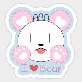 I Love Bear Bang Dream Hello Happy World Okusawa Misaki Sticker